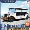 Nuevo Oficina de Ventas de 8-11 Asientos Retro Eléctrico Turístico Coche Clásico Hotel Atracción Turística Vehículo de Cuatro Ruedas para Visualización de Inmuebles