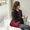 Nova moda feminina em relevo bolsa mensageiro ombro europeu e americano retro multi-camada de grande capacidade mochila mãe saco atacado