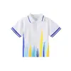 Uniformes de Jardín de Infancia, Uniformes de Clase de Verano a Rayas con Degradado de Secado Rápido para Alumnos de Primaria, Uniformes Escolares, Fotos de Graduación de Verano
