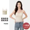 Top Camisola de Encaje para Mujer con Copas Acolchadas Integradas, No Necesita Sujetador, Copas Fijas, Se Puede Usar como Ropa Interior o Exterior, Espalda Sexy Hermosa, Top Delgado