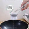 Cepillo hidráulico para lavavajillas de cocina, automático, multifuncional, con mango largo, ideal para limpieza doméstica.
