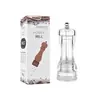 Molinillo acrílico, molinillo de pimienta transparente, botella manual multiusos para condimentos, pimienta, comino y molinillo de especias