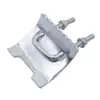Abrazadera de viga de acero con placa dentada antideslizante fija en forma de U placa dentada accesorios de soporte antisísmico estructura de marco de acero con dientes
