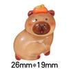 Luminoso kapibalakatong capivara resina jóias acessórios chaveiro crianças handmade brinquedos materiais atacado