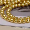 Contas Redondas Peroladas com Furo Passante Acessórios para Colar Pulseira DIY Contas Soltas de Cristal Contas de Vidro Pulseiras com Contas