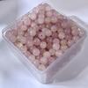 Venta al por mayor de cuentas de vidrio rotas de jade con grietas de hielo de 10 mm, cuentas redondas de vidrio sueltas, pulsera hecha a mano DIY, material para pulsera