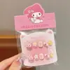 Pegatinas para uñas serie Sanrio pegatinas de uñas exquisitas para niños pegatinas de uñas lindas de Kuromi Melody niños