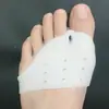 Meia Almofada de Palma Almofada Frontal de Meia Sola Almofada de Silicone para Antepé Meio Tamanho Prendedor de Dedo para Salto Alto Almofada para Dedo do Pé e Antepé