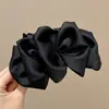 Presilha de Cabelo Elegante com Laço para Mulheres com Cabelo Grosso na Parte de Trás Presilha de Tubarão Aparência de Alto Valor Temperamento Presilha de Garra Nuvem Bolha Acessórios de Cabelo