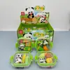 Borracha Desenho Cacto Panda Caixa Surpresa Papelaria Infantil Ornamento Criativo Destacável Material TPE 12 unid