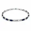 Moda internacional, estilo de luxo leve, formato quadrado, pulseira de zircônia cúbica multicolorida, joias da moda cravejadas de diamantes, cobre, acessórios femininos de alta qualidade, atacado