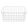 Cesto de Armazenamento de Ferro Atacado de Fábrica Cesto de Armazenamento para Banheiro Cozinha Estrutura de Armazenamento para Casa Mesa Cesto de Armazenamento para Diversos Cesto de Armazenamento