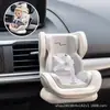 Asiento de Coche Labubu Labubu Asiento de Seguridad Muñeca de Vinilo Caja Sorpresa Adorno de Peluche Juguete Fiesta Sentada