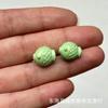 Porcelana alta magnesita turquesa pez pequeño espalda azul nube pino verde pino diy texto juego accesorios de moda pulsera de cuentas de Buda joyería