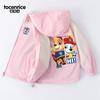 Roupas de Desenho Animado Jaquetas Infantis 2024 Novas Jaquetas para Meninas Primavera e Outono Estudantes Corta-vento à Prova de Vento Roupas de Outono