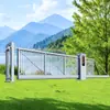 Acero Galvanizado Puerta Colgante Corredera Puerta Corredera Patio Fábrica Puerta de Inducción Puerta Telescópica Eléctrica Fabricante Puerta de Aleación de Aluminio