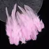 Venta Directa de Fábrica de Puntas de Plumas Blancas Cortas Materiales para Manualidades DIY Accesorios para Atrapasueños Juguetes para Mascotas Palo Atrapagatos Decoraciones