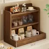 Estante de Almacenamiento para Portavasos de Escritorio Estante Organizador de Vasos Multicapa para Mesa Auxiliar de Comedor Taza de Té Café Estilo Vintage Estante de Exhibición