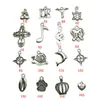 Comercio transfronterizo 2025 símbolo musical corona cereza colgante pulsera DIY pendientes collar colgante joyería al por mayor