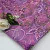 Tela de Bordado Plano Multicolor Hanfu Cheongsam Camisola Tela Bordada
