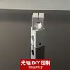 Eje Óptico Accesorios DIY Juego Completo Eje Duro Cromado Rueda Universal Abrazadera Cruzada Abrazadera Paralela Anillo de Fijación Lámina Acrílica T