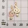 Mezcla 40 Dibujos Animados Europeos y Americanos de Goteo de Aceite Instrumentos Musicales Guitarra Piano Tono Aleación Colgante Pulsera DIY Accesorios de Joyería