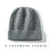 Gorro de Cachemira para Mujer, Cálido y Versátil de Punto para Invierno, Gorro Grueso, Gorro Protector de Orejas, Gorro Cubre-Cabeza para Clima Frío, Venta al por Mayor de Fábrica
