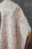 Sombra de Mariposa AlbiziaJacquard de estilo chino nuevo, chaleco, tela de brocado, cheongsam elegante, Hanfu, traje Tang, tela teñida en hilo
