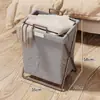 Cesta de Lavandería Hogar Cesta de Almacenamiento de Ropa Sucia Baño Cesta de Lavandería Dormitorio Cesta de Almacenamiento de Artículos Varios Puerta de Entrada Trasera Cesta para Ropa Sucia
