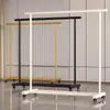 Perchero de pie para uso doméstico, Colgador de ropa para dormitorio, Perchero para balcón interior, Perchero simple para dormitorio estudiantil, Retráctil y móvil