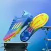 Chuteiras de futebol infantis para meninos, adolescentes e meninas, com travas TF, travas longas AG, sapatos esportivos para treino de competição, de todo o mundo