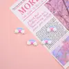 Accesorios de Resina de Nube Arcoíris de Dibujos Animados Pegamento de Crema Joyería DIY Pasador Accesorios para Ropa