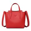 Bolsas para Mulheres 2025 Novo Estilo Bolsa de Mão para o Dia a Dia Bolsa Feminina Cor Sólida Simples Bolsa de Ombro Transversal Bolsa Tote de Alta Qualidade