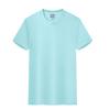 2025 Nuevo Estilo Nylon Hilado Fibra de Seda de Hielo Cuello Redondo Unisex Deportes de Equipo Corporativo Secado Rápido Manga Corta Camisa Publicitaria