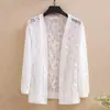 Nuevo Cárdigan de Encaje de Verano Corto Estilo Occidental Chal Pequeño Ropa de Protección Solar Camisa de Aire Acondicionado para Mujer Abrigo Delgado de Primavera para Madre