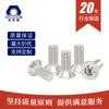 Tornillos de Máquina de Acero Inoxidable de Cabeza Avellanada con Ranura de Flor de Ciruelo Gb2673 Tornillos de Estrella de Flor Antirrobo Antimanipulación Tornillos de Flor de Ciruelo de Cabeza Plana