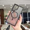 Funda magnética para teléfono Samsung S26Ultra, acabado mate tipo piel, compatible con Magsafe, funda protectora S26Fe, carcasa rígida A27