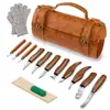 Set de regalo para cuchillos de tallado, cuchillo para tallado en madera, juego de cuchillos para tallado en madera, herramienta para tallado en madera, cuchillo multiusos, cuchillo de madera, set de regalo para tallado en cuero, tallado en madera