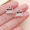 20 Colgantes de Serie de Costura de Plata Antigua, Colgadores, Bolas de Lana, Botones de Máquina de Coser, Colgantes de Aleación, Accesorios para Joyería DIY