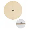 Al por mayor En stock 10 cm Piezas de Madera Redondas y Cuadradas en Blanco DIY Hecho a Mano Decorativas para Graffiti Piezas de Madera Decoración de Fondo para Muebles