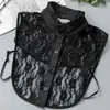 Blusa de Cuello Falso Cuello Falso al por Mayor Decorativo Coreana Versátil Retro Cuello de Muñeca Verano Otoño Invierno Algodón Puro Cuello Falso