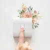 Pegatinas de Interruptor Pintadas con Hojas de Planta Verdes para Dormitorio, Sala de Estar, Vestíbulo, Pegatinas Decorativas para el Hogar, Pegatinas de PVC al por Mayor con Diseños Personalizados