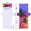 Cross-border exclusivo Amazon Wish microfibra toalha de praia cadeira capa reclinável praia toalha saco coqueiro árvore