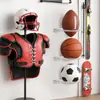 Estante de Exhibición de Baloncesto Acrílico Montado en Pared Transfronterizo, Estante de Almacenamiento para Balones de Fútbol, Voleibol, Soporte para Balón de Rugby