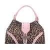 Bolso de Mano con Estampado de Leopardo Estilo Coreano para Mujer 2026 Primavera Nuevo Dulce y Fresco Chica Picante Bolsa Tote de Gran Capacidad Bolso de Hombro Elegante