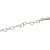 Europa y Estados Unidos tobillera de amor hueco transfronterizo cadena de durazno cadena simple lisa personalidad temperamento joyería para el pie de mujer venta al por mayor