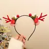 Pinzas para el Cabello de Navidad Diademas Pinzas para Niñas Fiesta Ambiente de Adulto Diademas Lindas Pinzas para el Cabello de Cuernos Accesorios