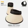 Chapéu de Sol para Ciclismo de Verão com Top Aberto Upf50+, Chapéu de Sol com Proteção UV, Chapéu de Proteção Solar Dobrável com Aba Larga para Mulheres