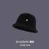 Sombrero de Pescador de Punto con Borde Enrollado Otoño e Invierno para Mujer, Felpudo y Elegante, Adecuado para Personas de Mediana Edad y Mayores, Sombrero de Moda Cálido para Exteriores Venta al por Mayor