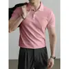 Camiseta 100% Algodón Hengyuanxiang para Hombre Verano 2026 Nueva Camisa POLO de Color Sólido Camiseta de Algodón para Hombre Top para Hombre
